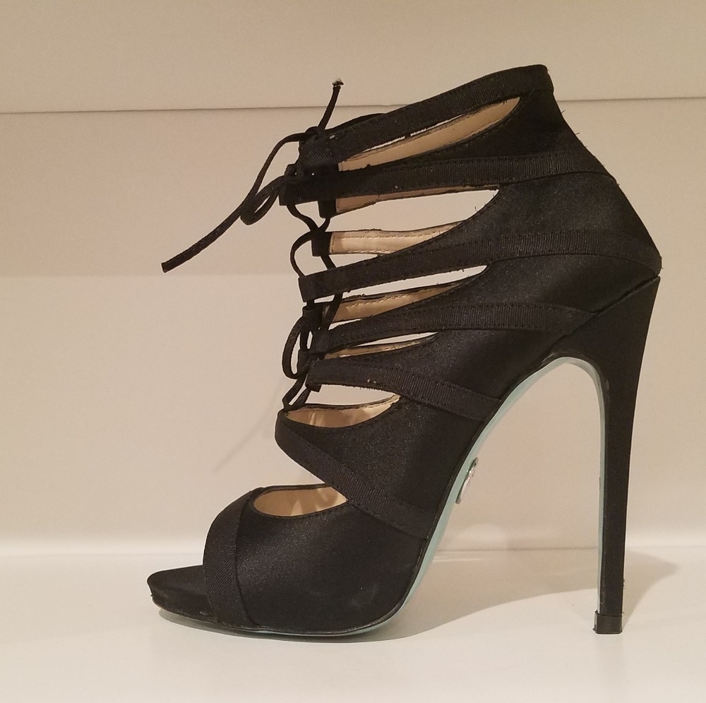 Betsey Johnson Satin Heels